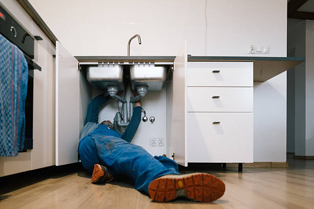 Professional Drain Cleaning technician working in Elizabethtown, NC